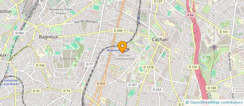 localisation de l'entreprise MONSIEUR TADROS REZK  CACHAN