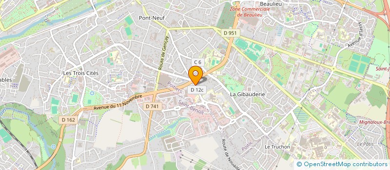 localisation de l'entreprise MONSIEUR TAELLE ROTIMBO  POITIERS