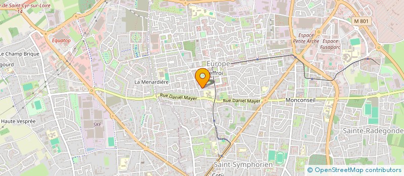 localisation de l'entreprise MONSIEUR TAFSIR DIALLO  TOURS