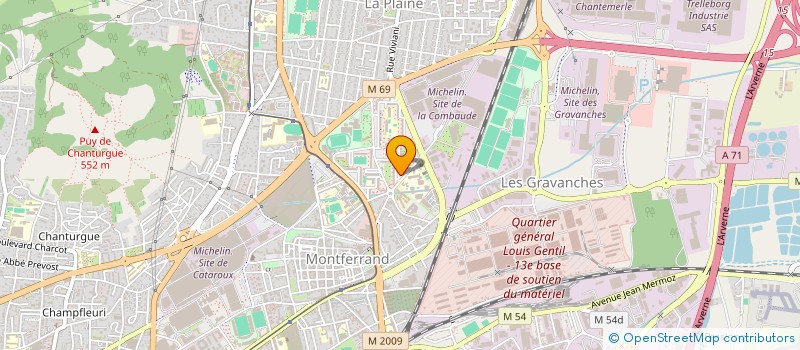 localisation de l'entreprise MONSIEUR TAGHIR EKHTAEV  CLERMONT-FERRAND