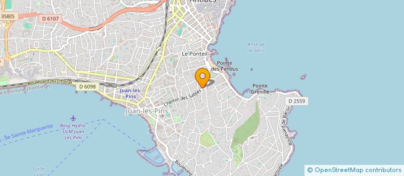 localisation de l'entreprise MONSIEUR TAGHIR GUSEINOV  ANTIBES