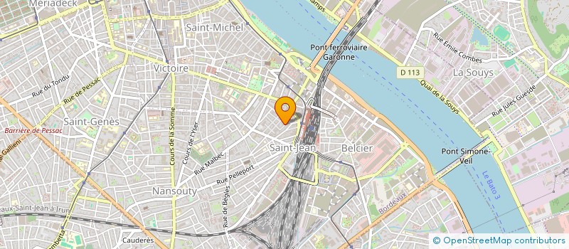 localisation de l'entreprise MONSIEUR TAHA ABDELHADI  BORDEAUX