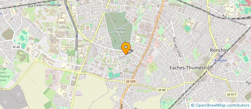 localisation de l'entreprise MONSIEUR TAHA AL FURJANI à LILLE