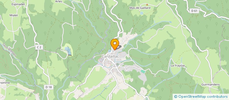 localisation de l'entreprise MONSIEUR TAHA BELAL  CARDAILLAC