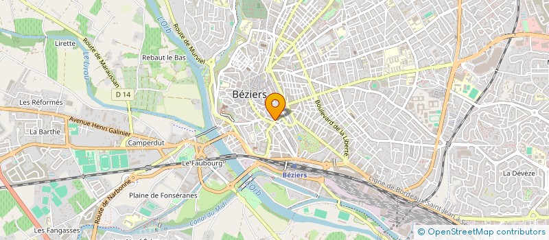 localisation de l'entreprise MONSIEUR TAHA BENHAMED  BEZIERS