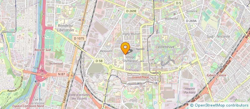 localisation de l'entreprise MONSIEUR TAHA BENSLIMANE  GRENOBLE