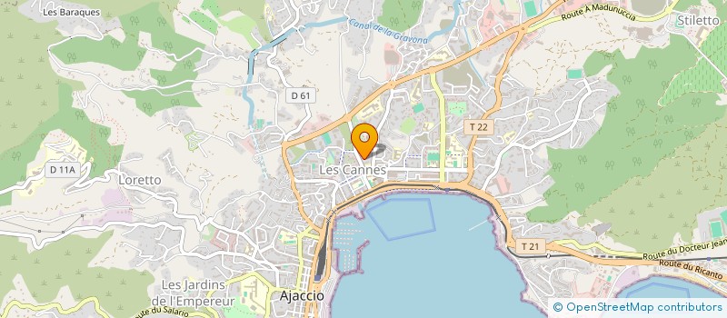 localisation de l'entreprise MONSIEUR TAHA BOUKADIDA à AJACCIO