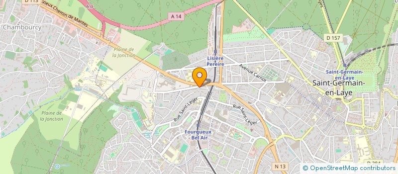 localisation de l'entreprise MONSIEUR TAHA ECHAKIRI  SAINT-GERMAIN-EN-LAYE