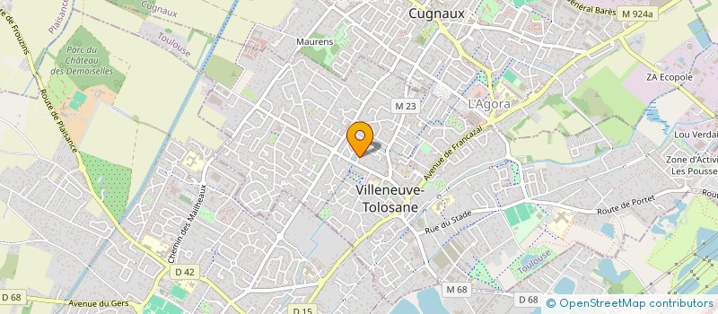 localisation de l'entreprise MONSIEUR TAHA EL BOUZAKRI EL IDRISSI à VILLENEUVE-TOLOSANE