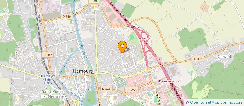 localisation de l'entreprise MONSIEUR TAHA EL OUATER  NEMOURS