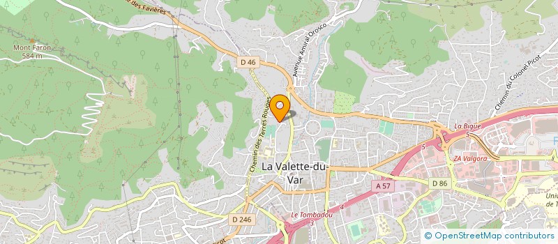 localisation de l'entreprise MONSIEUR TAHA HAKAMDAR à LA VALETTE-DU-VAR