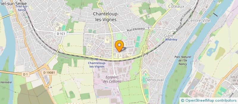 localisation de l'entreprise MONSIEUR TAHA HOSSNI  CHANTELOUP-LES-VIGNES