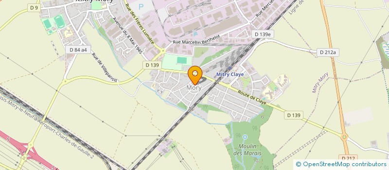 localisation de l'entreprise MONSIEUR TAHA KERROUCHA  MITRY-MORY