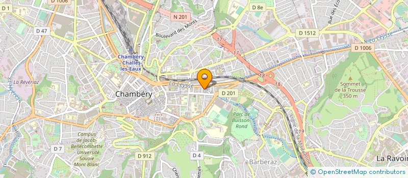 localisation de l'entreprise MONSIEUR TAHA LAFRAM à CHAMBERY