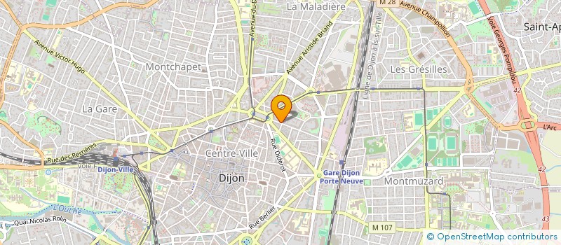 localisation de l'entreprise MONSIEUR TAHA MOUMNI  DIJON