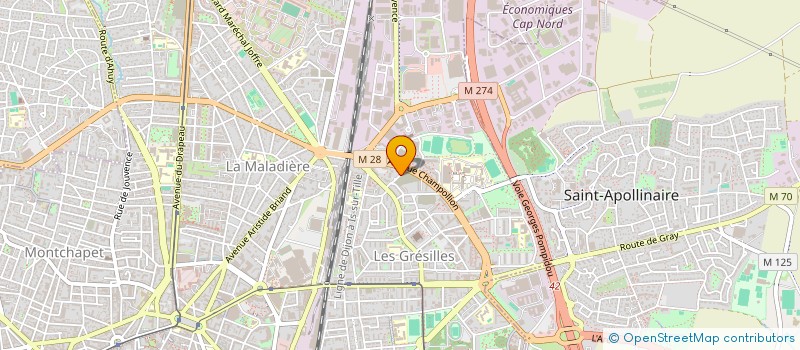 localisation de l'entreprise MONSIEUR TAHA YOUSSEF MOHAMED à DIJON