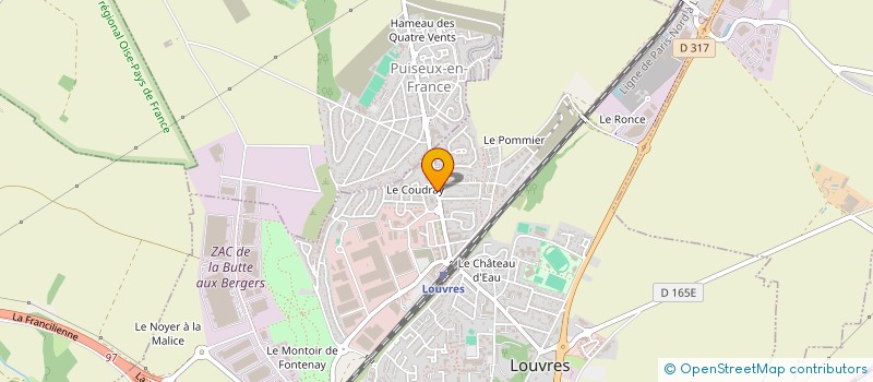 localisation de l'entreprise MONSIEUR TAHA ZGUED  LOUVRES