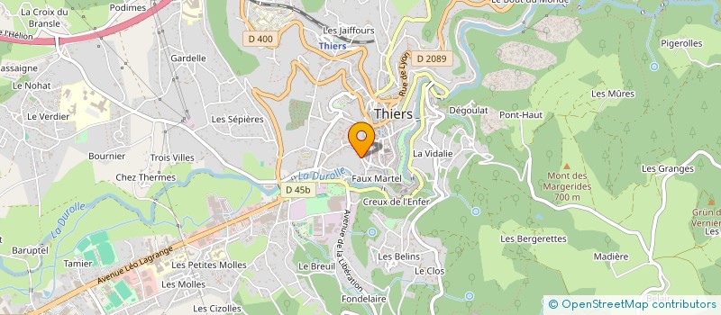 localisation de l'entreprise MONSIEUR TAHAN YOUSFI à THIERS