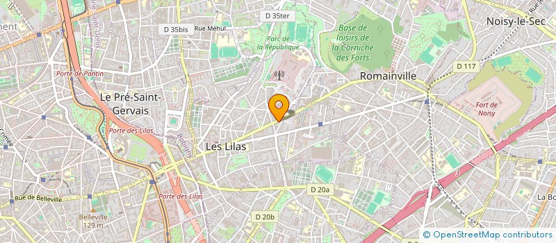 localisation de l'entreprise MONSIEUR TAHAR ABDELJELLIL à LES LILAS