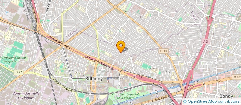 localisation de l'entreprise MONSIEUR TAHAR AISSI à BOBIGNY