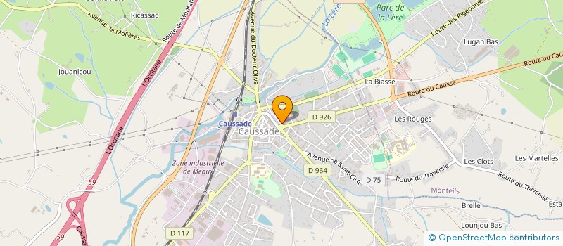 localisation de l'entreprise MONSIEUR TAHAR AMEUR BERRAHOU  CAUSSADE