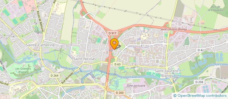 localisation de l'entreprise MONSIEUR TAHAR AMOUCHAS  SAINT-NICOLAS