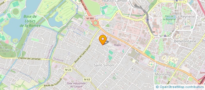 localisation de l'entreprise MONSIEUR TAHAR AMRI  TOULOUSE