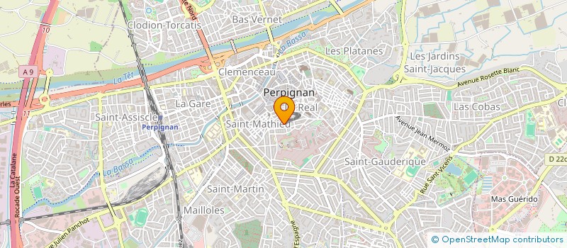 localisation de l'entreprise MONSIEUR TAHAR ATTOU  PERPIGNAN