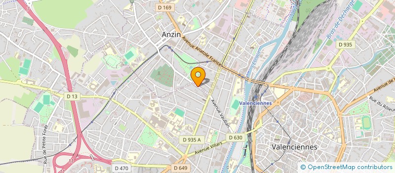 localisation de l'entreprise MONSIEUR TAHAR AZZAOUI à VALENCIENNES