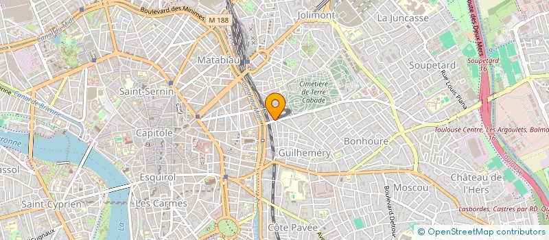 localisation de l'entreprise MONSIEUR TAHAR BELABED à TOULOUSE