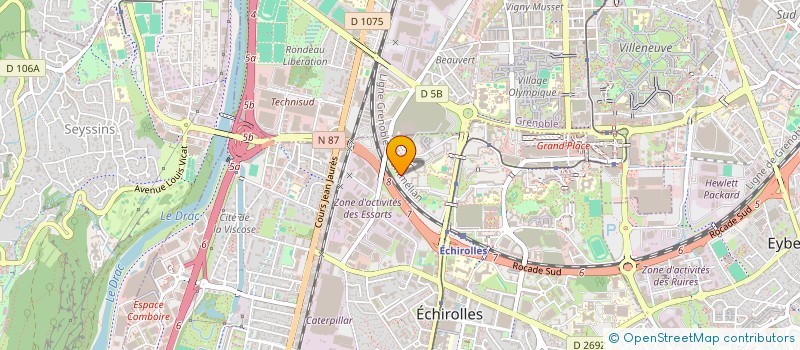 localisation de l'entreprise MONSIEUR TAHAR BELARIBI à ECHIROLLES