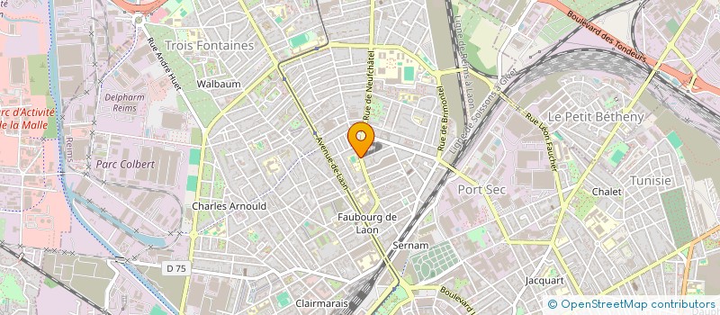localisation de l'entreprise MONSIEUR TAHAR BEN MARZOUG à REIMS