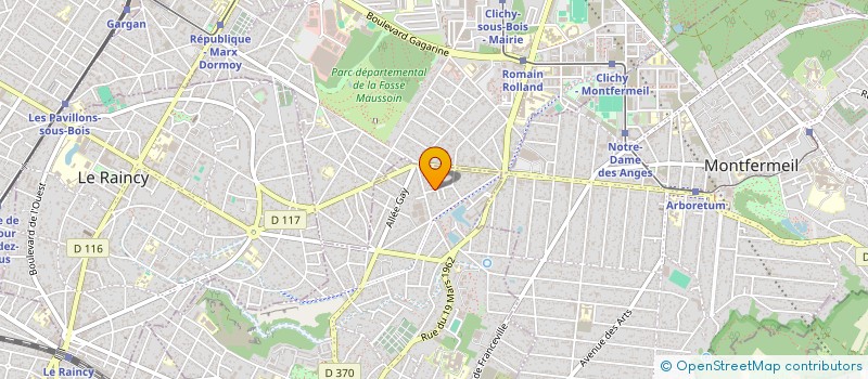 localisation de l'entreprise MONSIEUR TAHAR BENBEKHTI  GAGNY