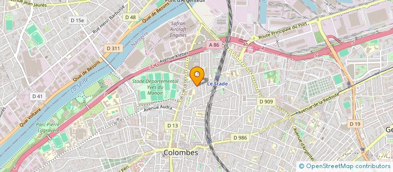 localisation de l'entreprise MONSIEUR TAHAR BIRI à COLOMBES