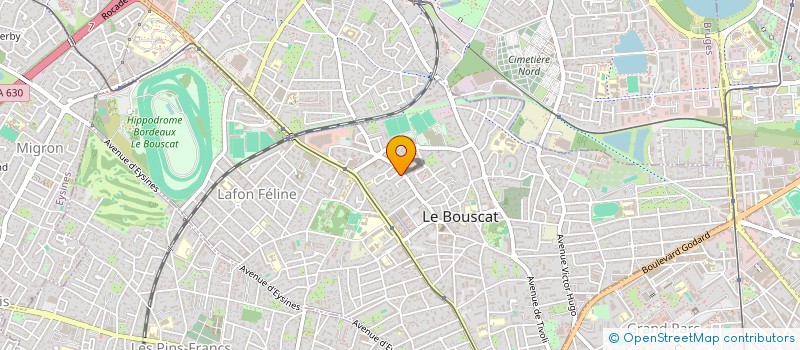 localisation de l'entreprise MONSIEUR TAHAR BOUGTIB  LE BOUSCAT