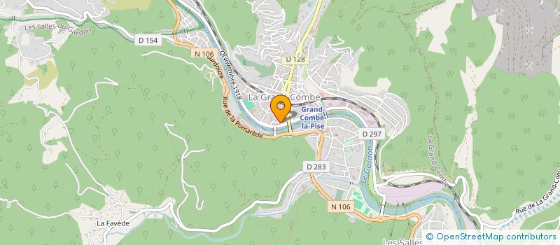 localisation de l'entreprise MONSIEUR TAHAR BOUKHELIFA  LA GRAND-COMBE