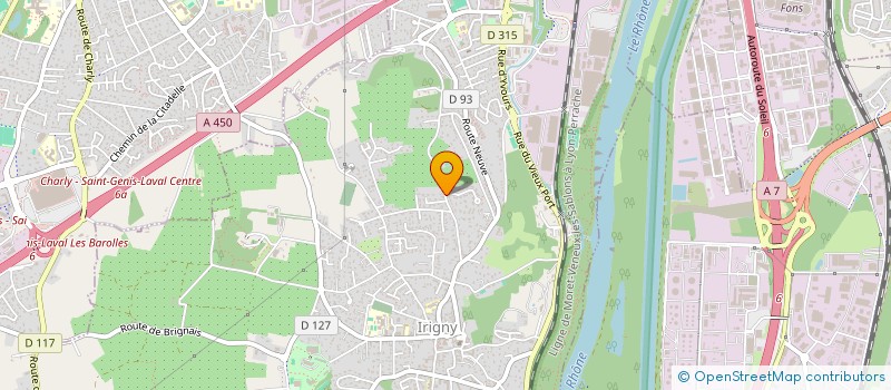 localisation de l'entreprise MONSIEUR TAHAR BOUKHOBZA  IRIGNY