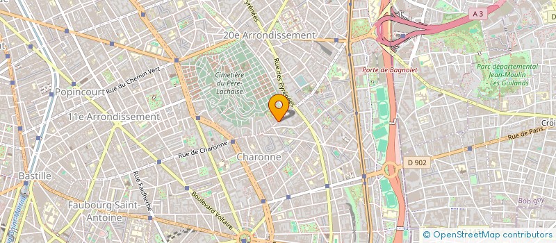 localisation de l'entreprise MONSIEUR TAHAR DAHDOUH à PARIS