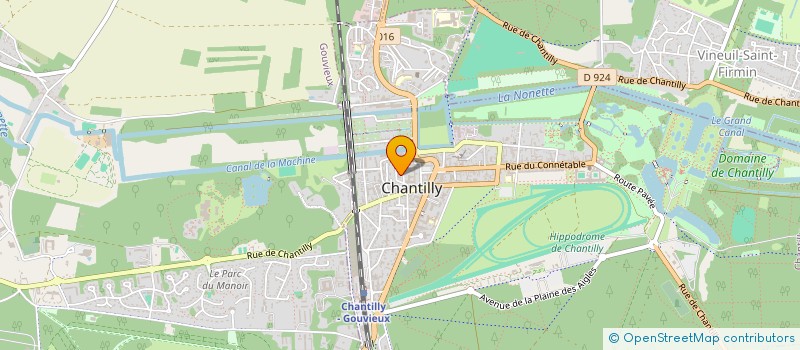 localisation de l'entreprise MONSIEUR TAHAR DJEMAI à CHANTILLY