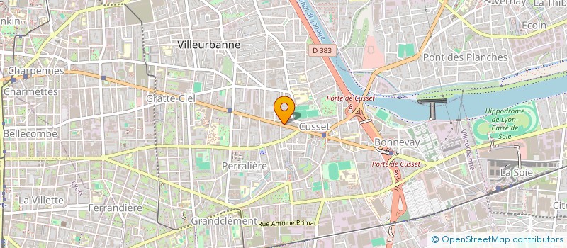 localisation de l'entreprise MONSIEUR TAHAR EL FOURTI  VILLEURBANNE