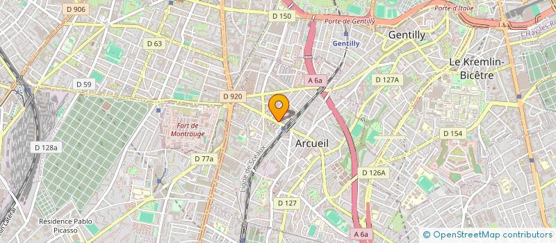 localisation de l'entreprise MONSIEUR TAHAR ETTAOUMI  ARCUEIL