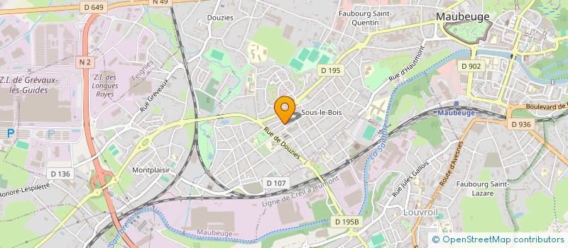 localisation de l'entreprise MONSIEUR TAHAR FERRADJI  MAUBEUGE