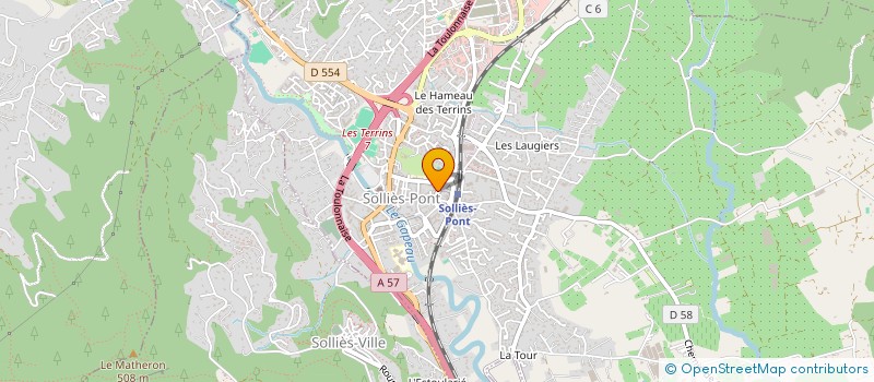 localisation de l'entreprise MONSIEUR TAHAR GAALOUL  SOLLIES-PONT