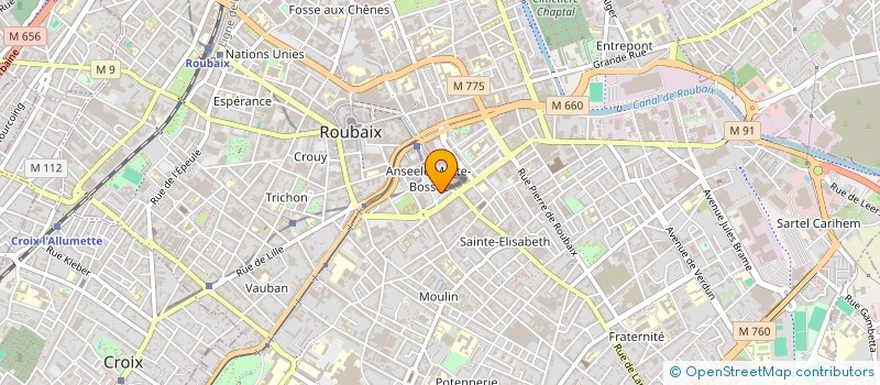 localisation de l'entreprise MONSIEUR TAHAR GHOUILA à ROUBAIX
