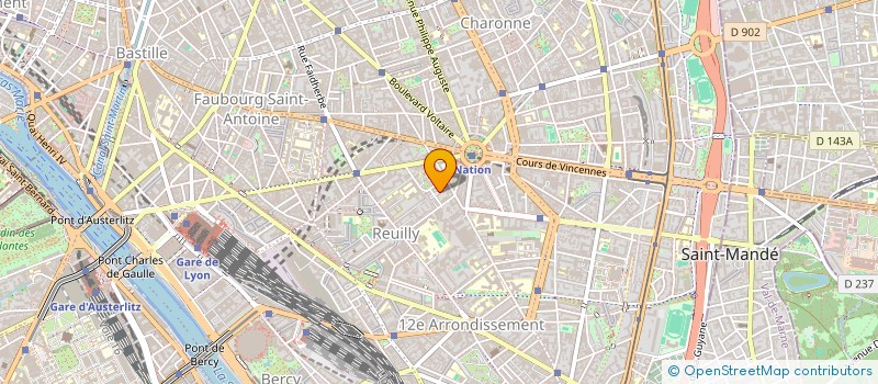 localisation de l'entreprise MONSIEUR TAHAR GOUDJIL à PARIS