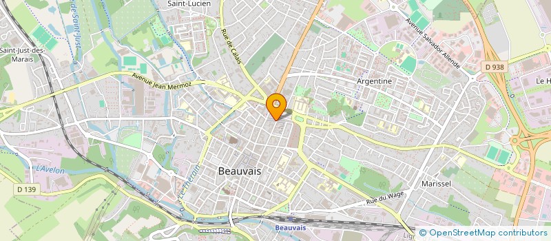 localisation de l'entreprise MONSIEUR TAHAR HADDAD  COMPIEGNE