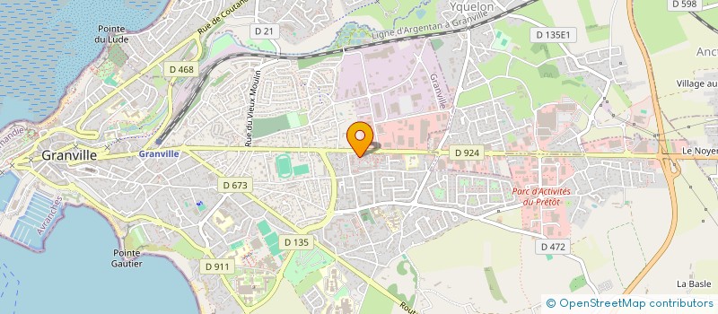 localisation de l'entreprise MONSIEUR TAHAR HADJI  GRANVILLE