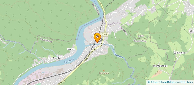 localisation de l'entreprise MONSIEUR TAHAR HAMEK  AUREC-SUR-LOIRE