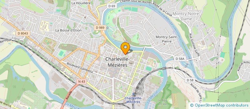 localisation de l'entreprise MONSIEUR TAHAR HAROUCHE à CHARLEVILLE-MEZIERES
