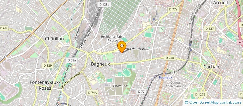 localisation de l'entreprise MONSIEUR TAHAR IHADDADENE à BAGNEUX